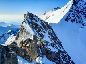Hochtour Zumsteinspitze Dufourspitze Spaghetti Tour Monte Rosa